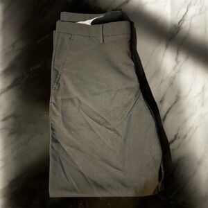 Black Flat Front Men’s Dress Pants